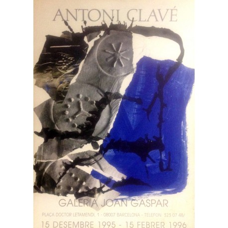CLAVÉ Antoni. Poster "Galeria Joan Gaspar"