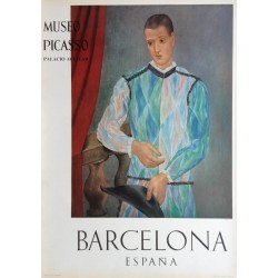PICASSO Pablo. "Arlequin 1917". Museo Picasso. Barcelona